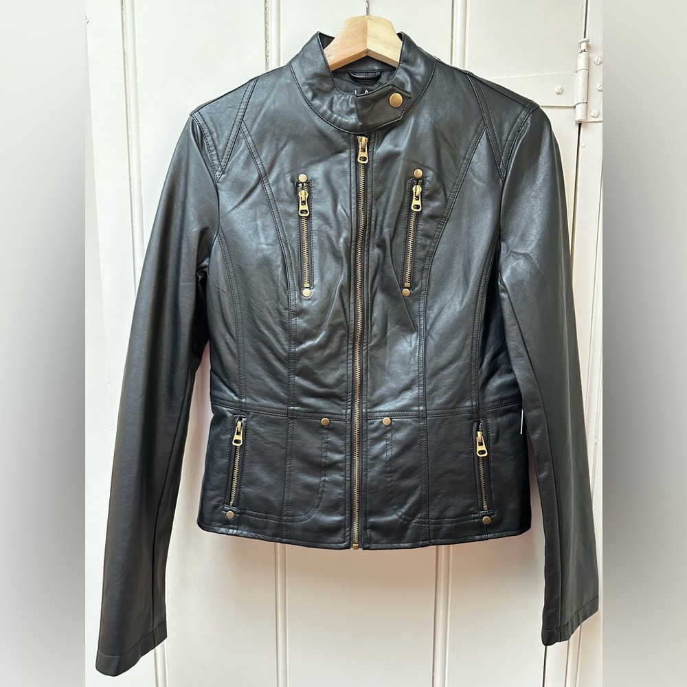 Lulu’s black leather Jacket